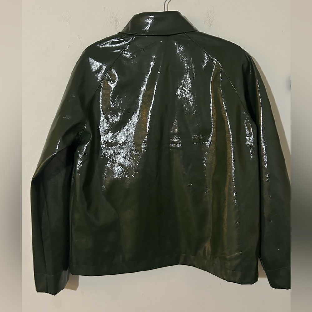 Noisy May Polyurethane Waterproof Rain Jacket with Pockets - Picture 3 of 5